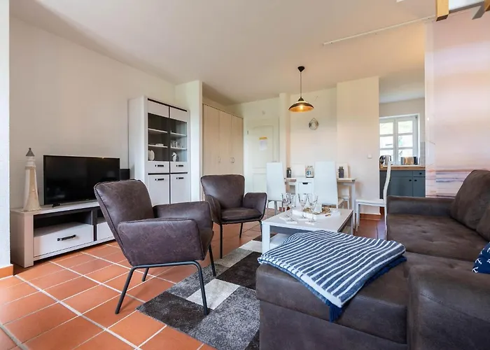 Apartment Rugana - Komfortplus Mit 2 Schlafzimmern Und Terrasse C06 Dranske